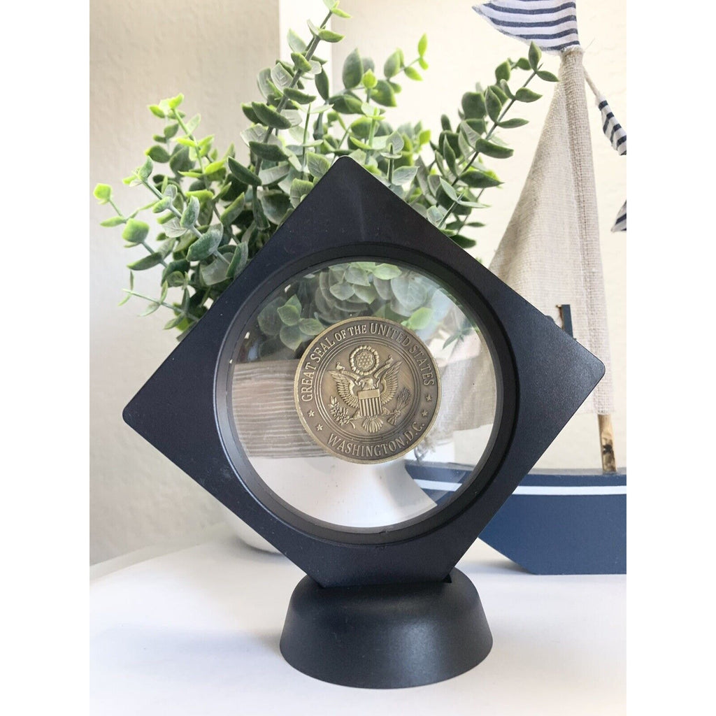 Department of State Diplomatic Security Service Challenge Coin, With 3D Case