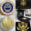 United States Defense Logistics Agency Challenge Coin Retirement Award