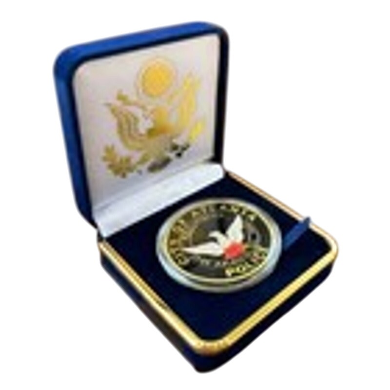 Department of Energy (DOE) Challenge Coin With Blue Velvet Case. Fast Shipping!