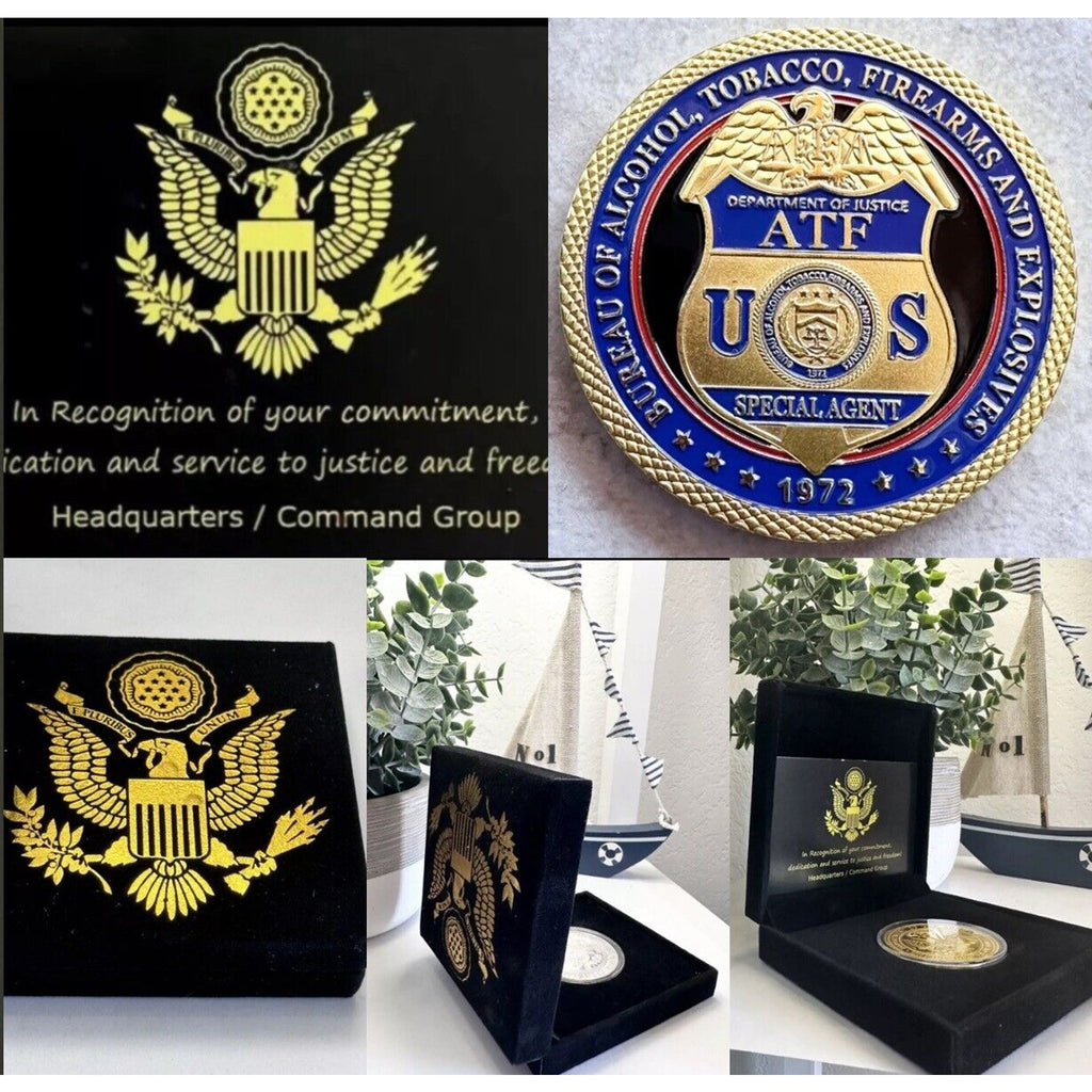 DEPT OF ALCOHOL TOBACCO FIREARMS (ATF) Agent Challenge Coin USA