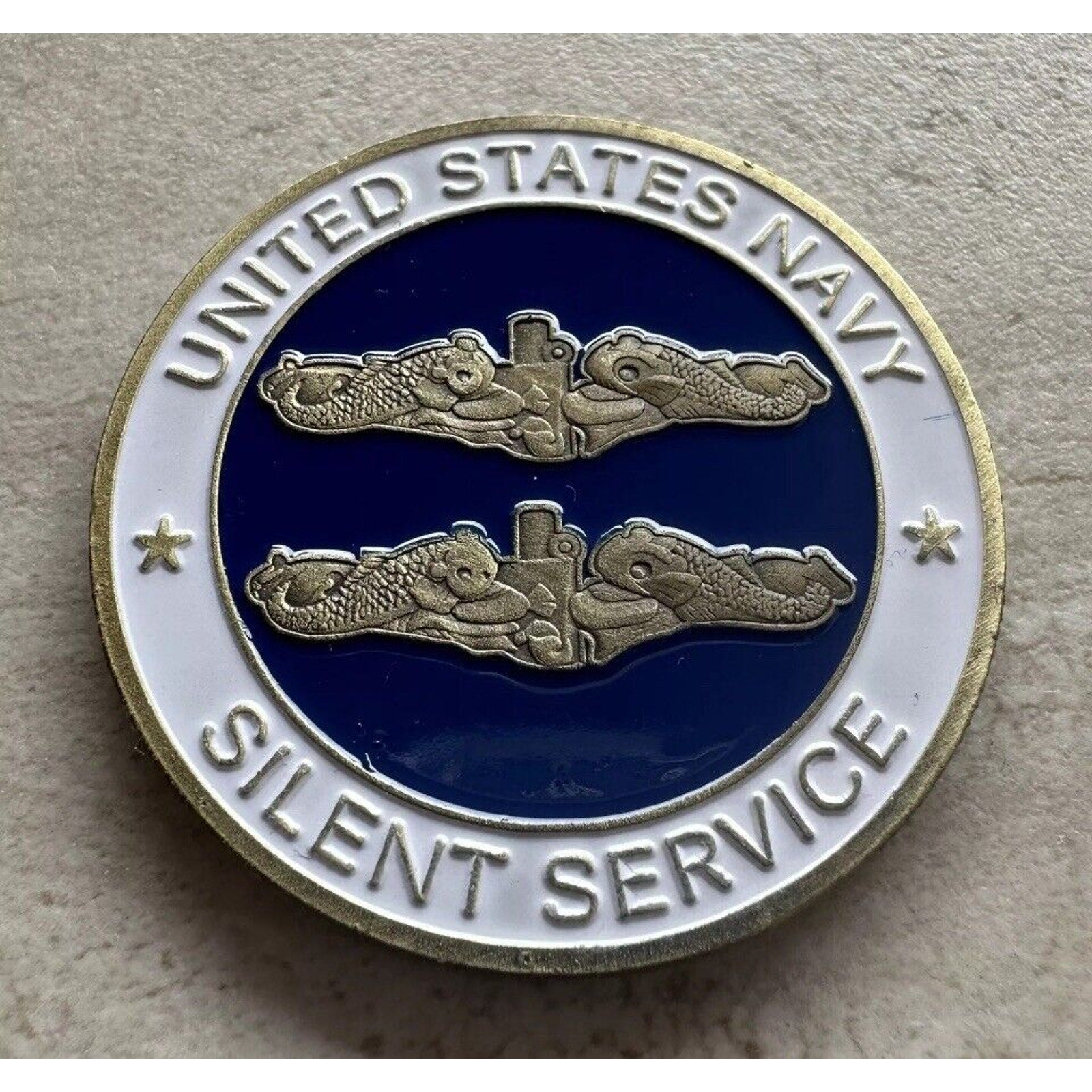 USS Virginia Submarine Challenge Coin USN Silent Service