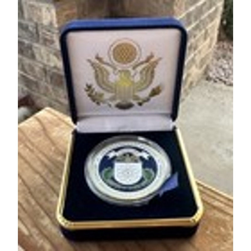 Department of Energy (DOE) Challenge Coin With Blue Velvet Case. Fast Shipping!