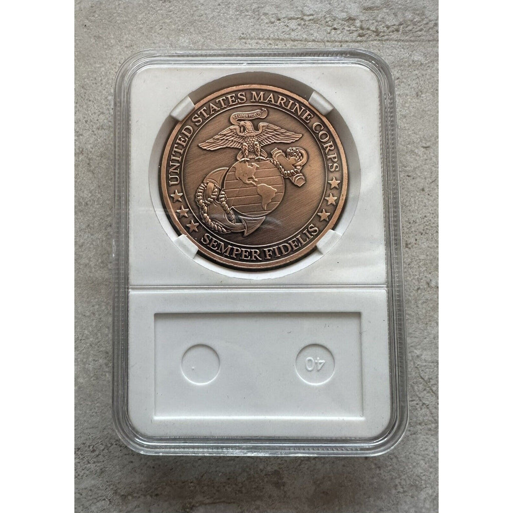 United States Marine Corps "Semper Fidelis" Battle of Iwo Jima Military Coin