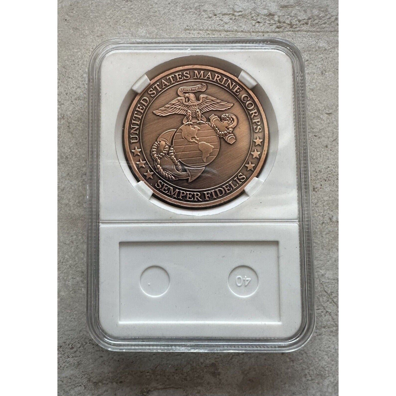 United States Marine Corps "Semper Fidelis" Battle of Iwo Jima Military Coin