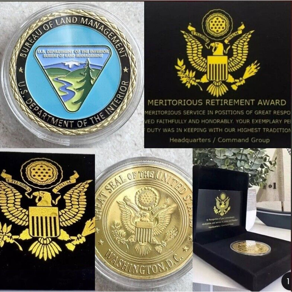 BUREAU OF LAND MANAGEMENT/US DEPARTMENT OF THE INTERIOR-coin Retirement Award