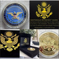 United States Department of Defense Challenge Coin Retirement Award
