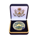 Department of Energy (DOE) Challenge Coin With Blue Velvet Case. Fast Shipping!