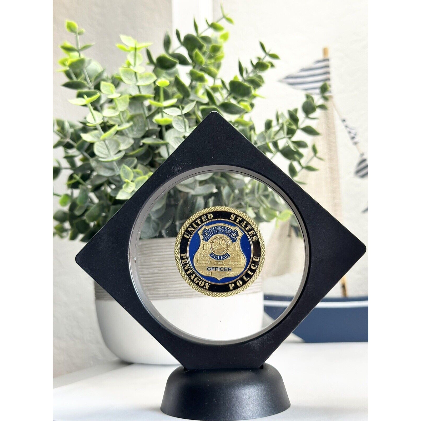 United States US Pentagon POLICE Division - PPD - Challenge Coin 40mm w Case