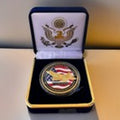 Department of Energy (DOE) Challenge Coin With Blue Velvet Case. Fast Shipping!