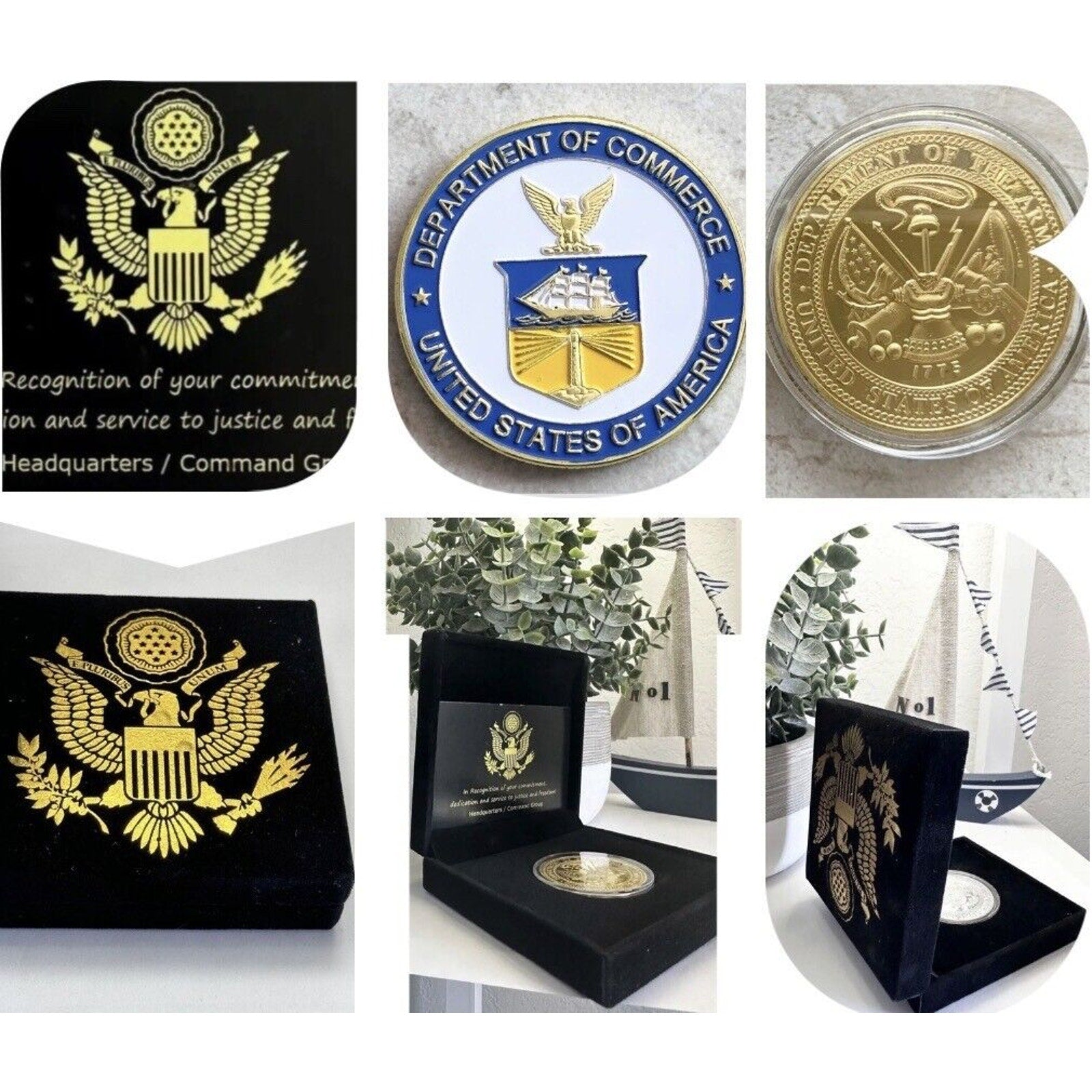 Department of Commerce Challenge Coin USA