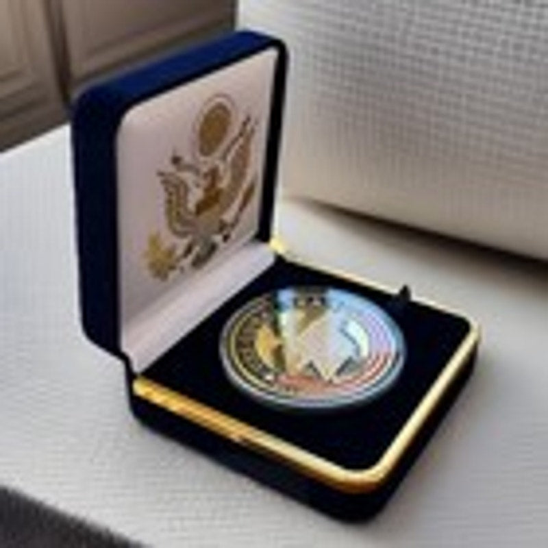 Department of Energy (DOE) Challenge Coin With Blue Velvet Case. Fast Shipping!