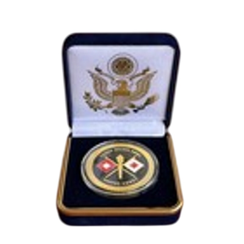 Department of Energy (DOE) Challenge Coin With Blue Velvet Case. Fast Shipping!
