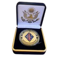 Department of Energy (DOE) Challenge Coin With Blue Velvet Case. Fast Shipping!