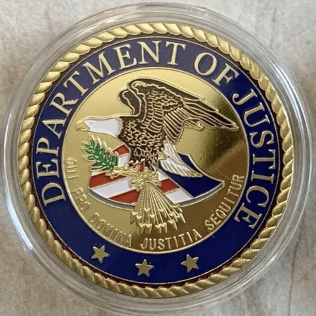DOJ United States DEPARTMENT OF JUSTICE Challenge Coin NEW!USA
