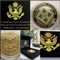 US ARMY 4th INFANTRY DIVISION Air assault Challenge Coin USA AMY