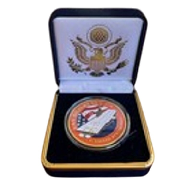 Department of Energy (DOE) Challenge Coin With Blue Velvet Case. Fast Shipping!