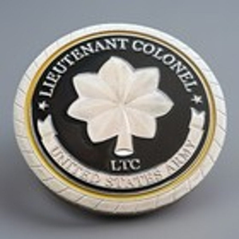 Challenge Coin U.S ARMY LIEUTENANT COLONEL RANK CHALLENGE COIN KEYCHAIN