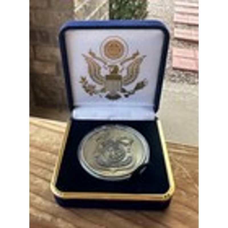 Department of Energy (DOE) Challenge Coin With Blue Velvet Case. Fast Shipping!