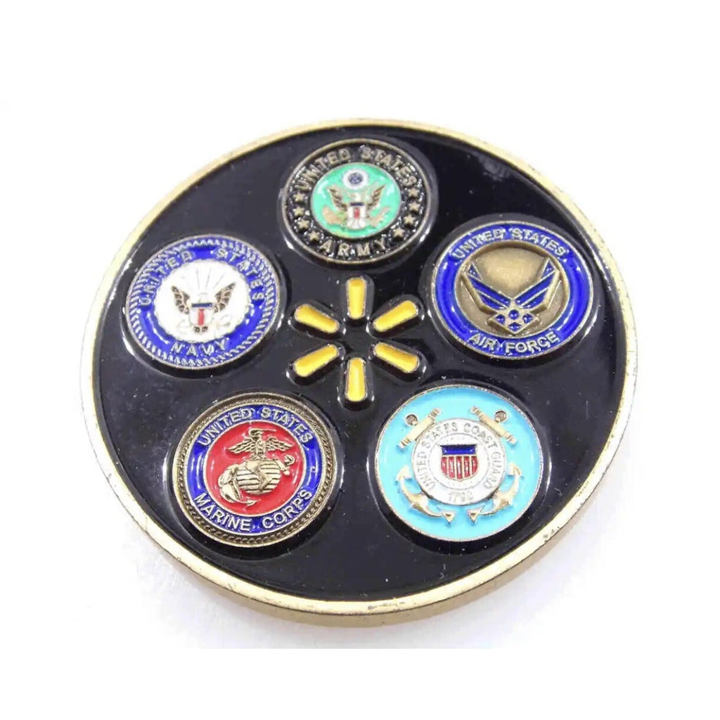 Rare UNITED STATES LAND OF THE FREE HOME OF THE BRAVE w/ Retirement Award