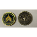 2pcs 507th Airborne School Jump Wing Badge E-5 Sergeant Coin US Army Ft Benning.