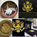 US NAVY - USS CORAL SEA CV-43 Challenge Coin Retirement Award