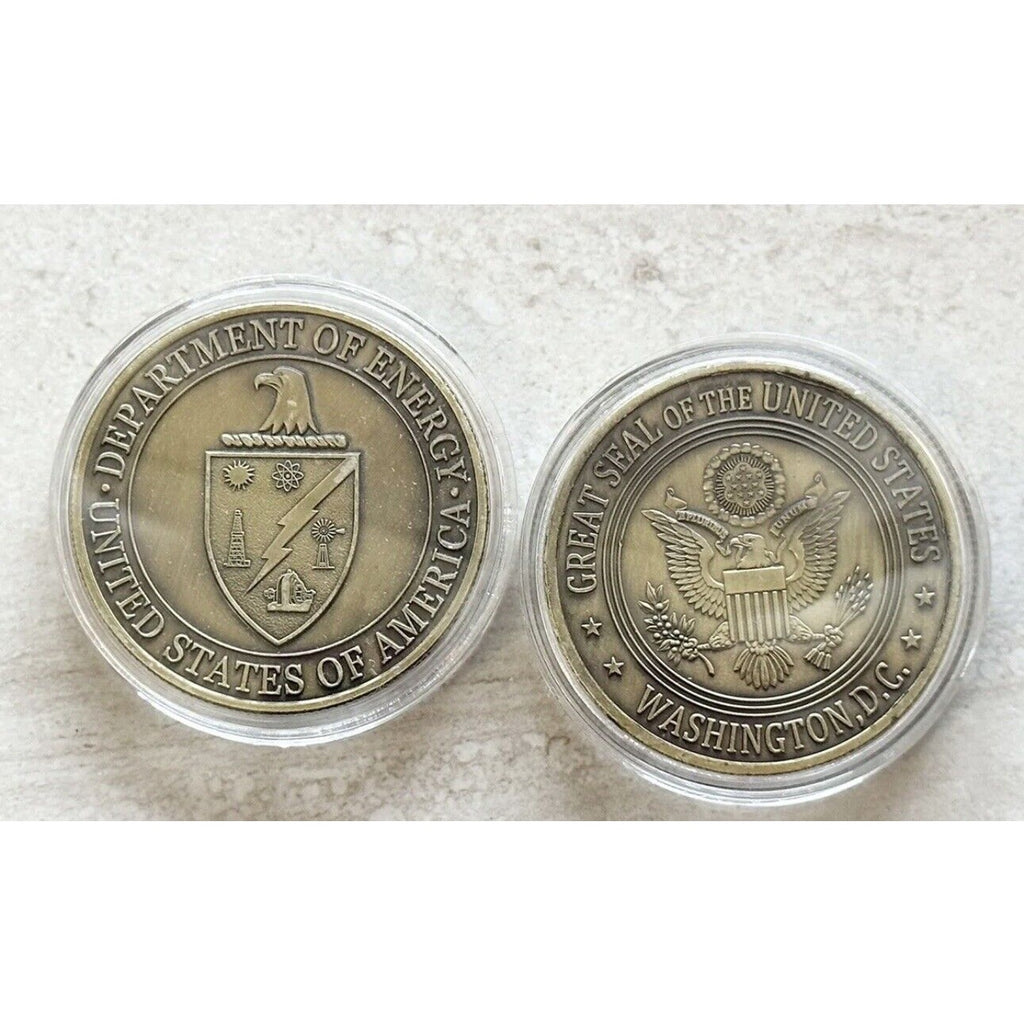 2 pcs DOE US Department of ENERGY US Government Challenge Coin - Fast Shipping