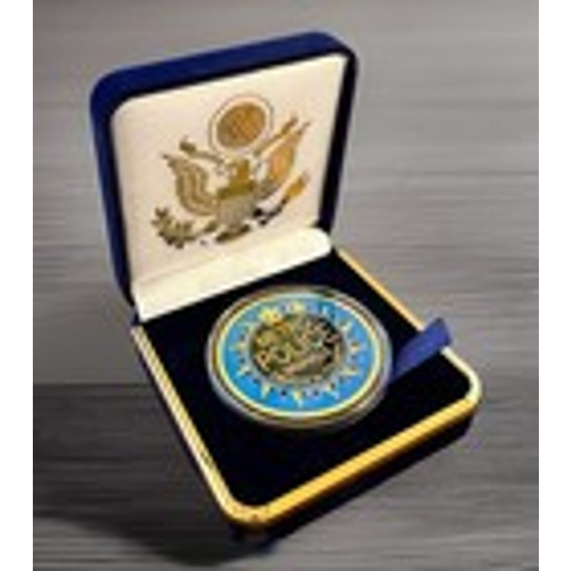 Department of Energy (DOE) Challenge Coin With Blue Velvet Case. Fast Shipping!
