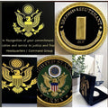 First Salute OCS ROTC West Point COIN 2ND LIEUTENANT UNITED STATES ARMY USA