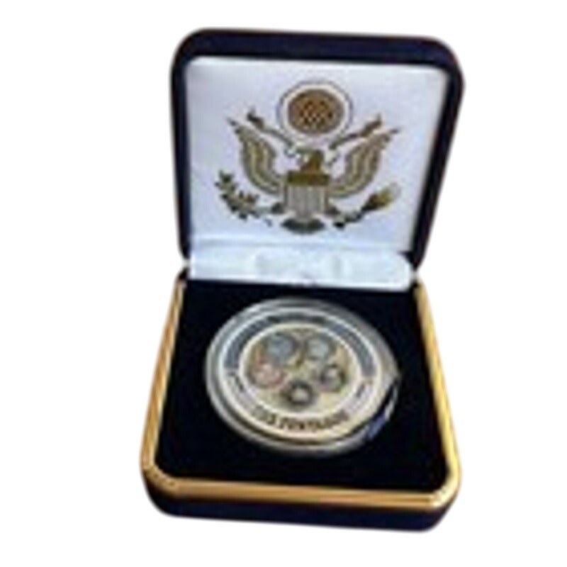 Department of Energy (DOE) Challenge Coin With Blue Velvet Case. Fast Shipping!
