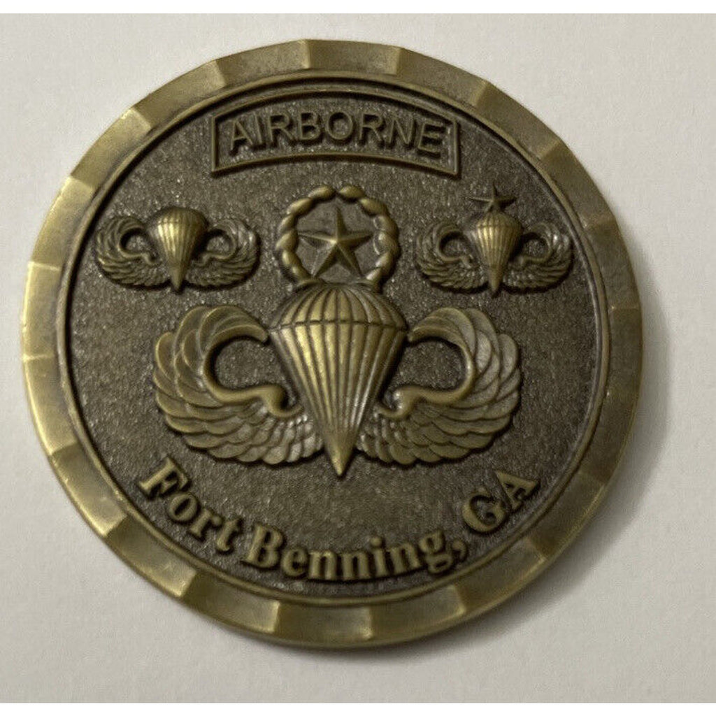 US Army 1st Battalion 507 Infantry Combat Jump At Fort Benning Coin USA AMY
