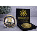 US NAVY USS JOHN C. STENNIS CVN-74 Challenge Coin w/ Retirement Award