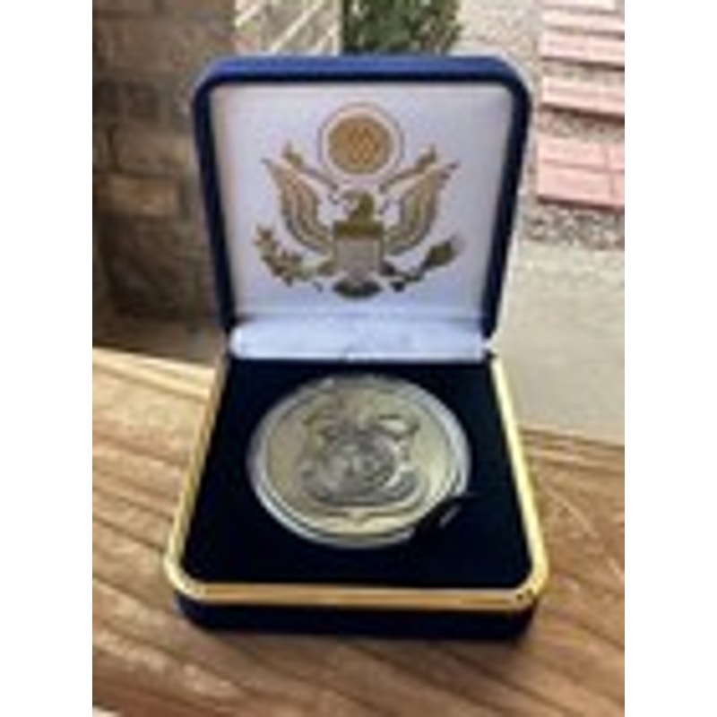 Department of Energy (DOE) Challenge Coin With Blue Velvet Case. Fast Shipping!