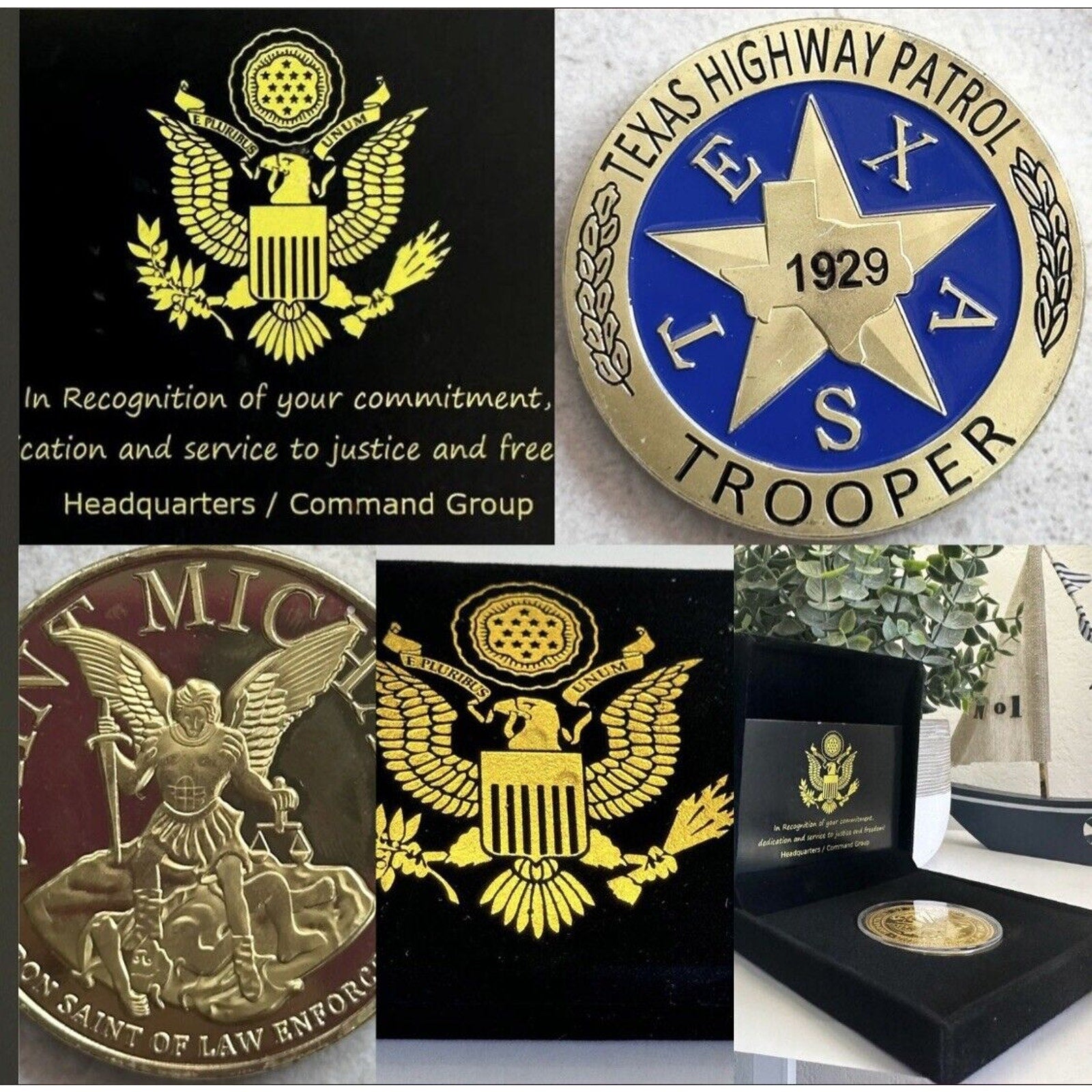 TEXAS HIGHWAY PATROL Challenge Coin. USA