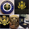 US Government Agency FEDERAL AVIATION ADMINISTRATION (FAA) Coin Retirement Award