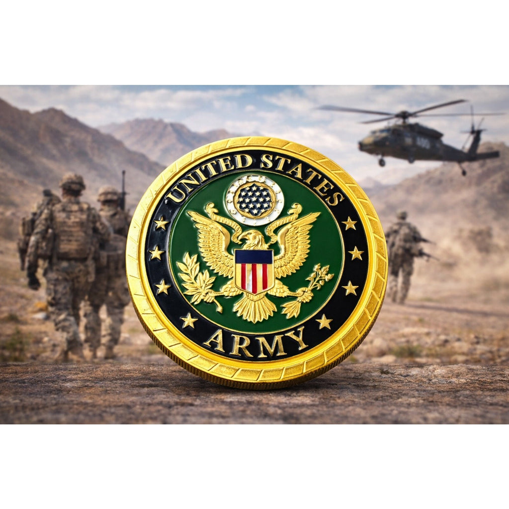 U.S. Army Quartermaster Corps Challenge Coin with Case ·FAST SHIPPING· ·NEW·