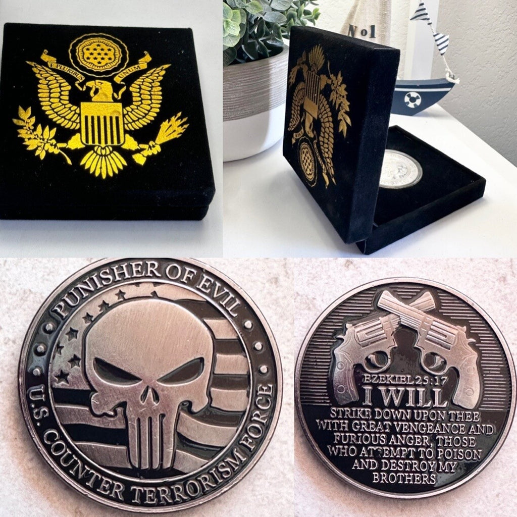 Counter Terrorism Force-United States Challenge Coin w/ Retirement Award