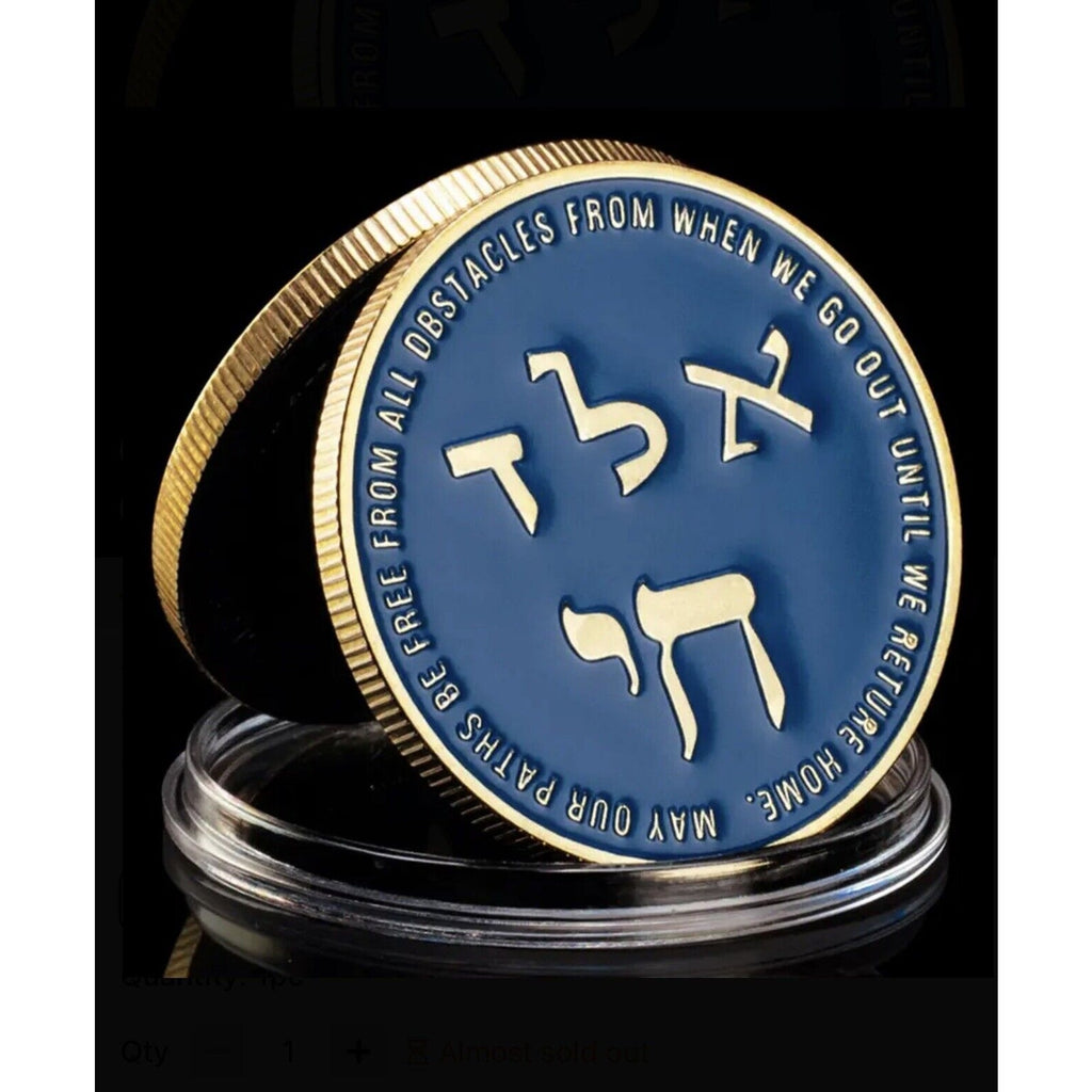 Star Of David Warrior Spirit Jewish Chi Luck Carry With You Challenge Coin