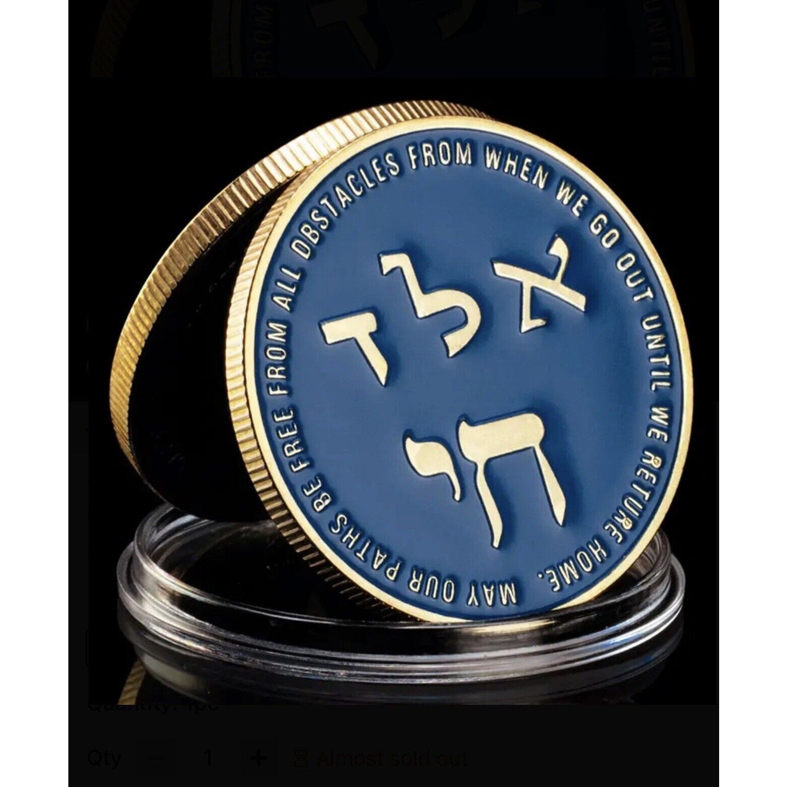 Star Of David Warrior Spirit Jewish Chi Luck Carry With You Challenge Coin