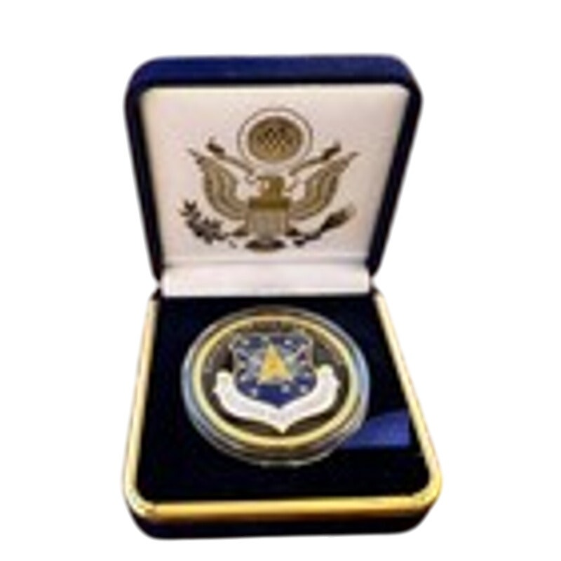 Department of Energy (DOE) Challenge Coin With Blue Velvet Case. Fast Shipping!