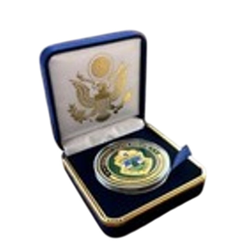 Department of Energy (DOE) Challenge Coin With Blue Velvet Case. Fast Shipping!