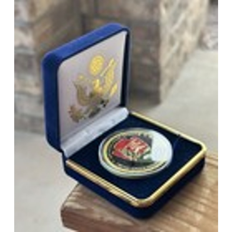 Department of Energy (DOE) Challenge Coin With Blue Velvet Case. Fast Shipping!