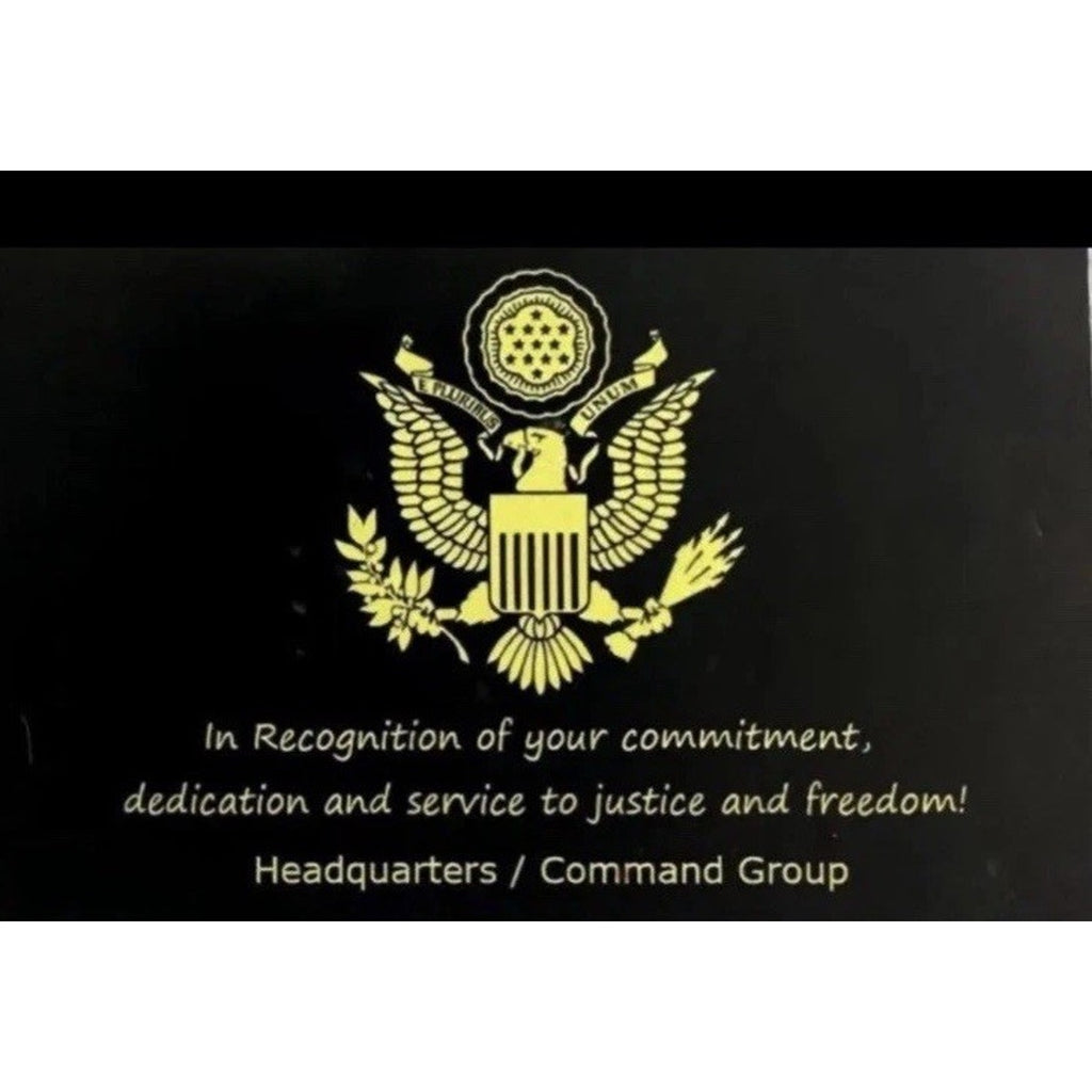 NSA US National Security Agency Special Agent DOD Challenge Coin W Velvet Case