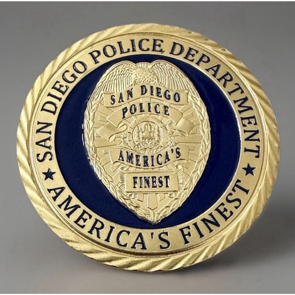 CITY OF SAN DIEGO POLICE DEPT Challenge Coin. Fast shipping!