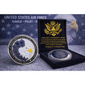 Air Force Challenge Coin Eagle-Pilot Oath Airman's Creed w/ Retirement Award