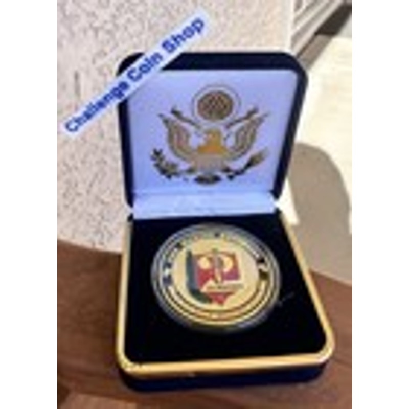 Department of Energy (DOE) Challenge Coin With Blue Velvet Case. Fast Shipping!