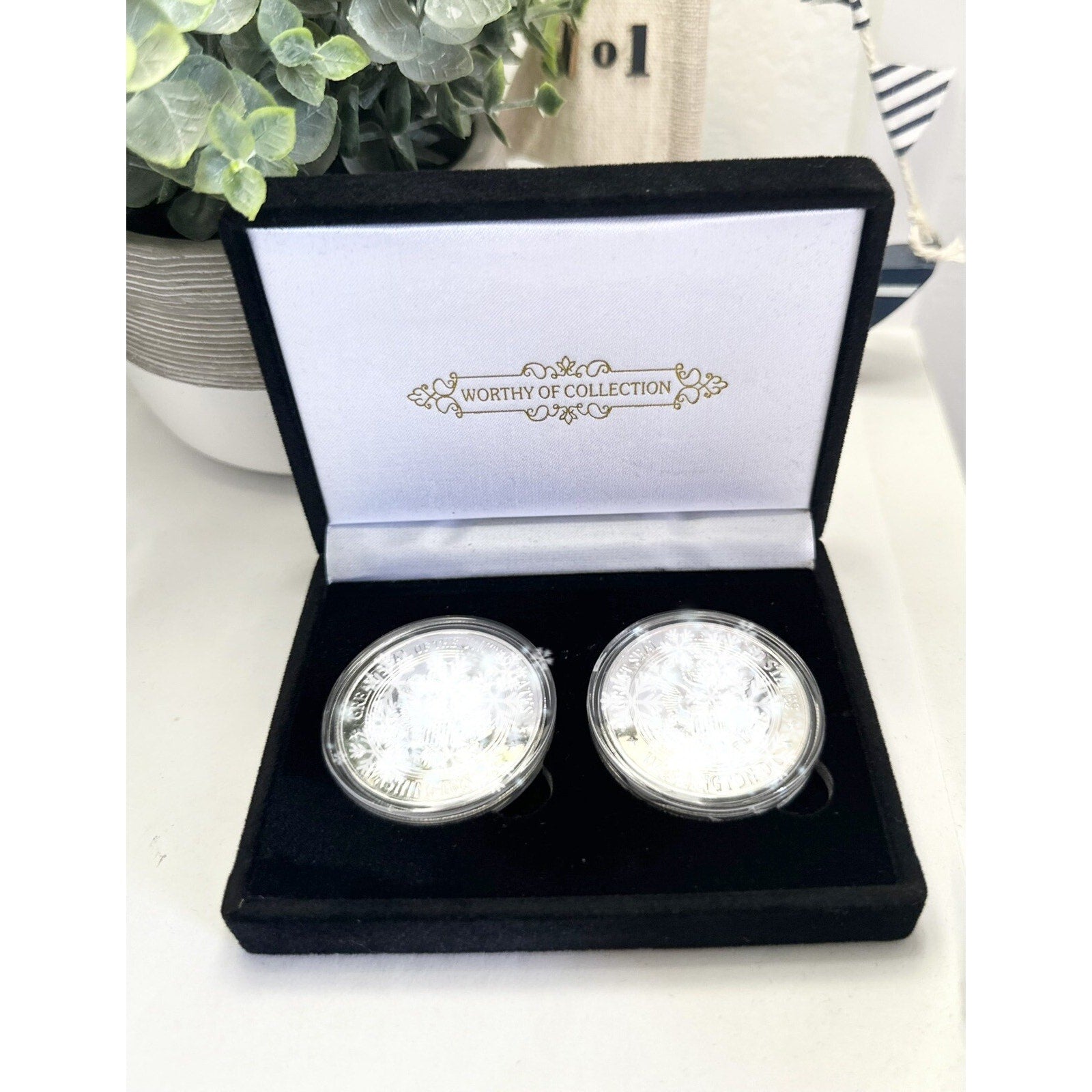 2pcs Army Rank 2LT 2nd O-2 And Armor Coin