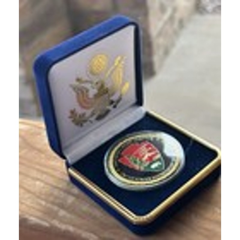 Department of Energy (DOE) Challenge Coin With Blue Velvet Case. Fast Shipping!