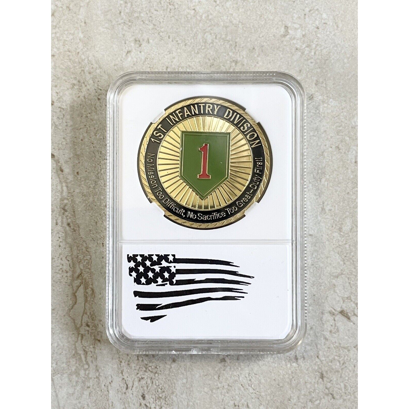 1st Infantry Division Department of the Army 1775, Come With Case