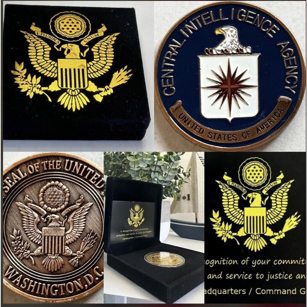 NEW CIA Central Intelligence Agency Challenge Coin (Bronze) USA