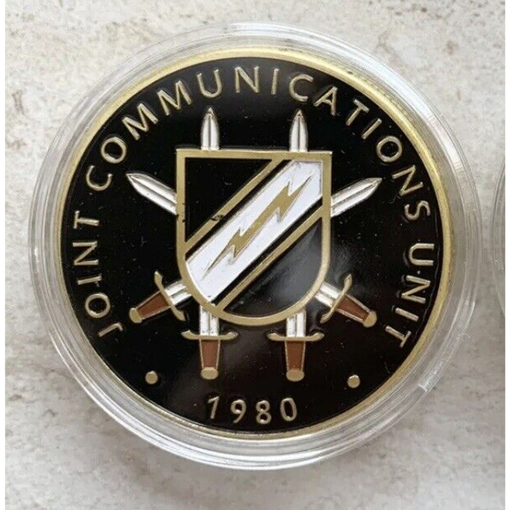 U S ARMY Joint Communications Unit With coin holder Black wallet